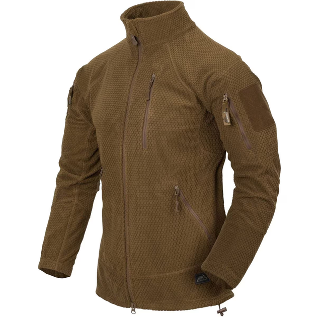 Куртка тактична Helikon-Tex Флісова на замку M Койот ALPHA TACTICAL JACKET - GRID FLEECE Coyote (BL-ALT-FG-11-B04-M) - зображення 1