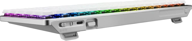 Клавіатура бездротова ASUS ROG Falchion RX Low Profile Red Wireless/Bluetooth/USB White (90MP03EC-BKMA10) - зображення 6