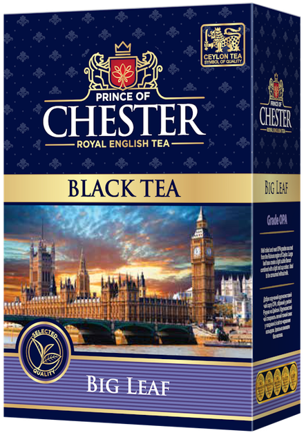 Чай Chester Big Leaf OPA черный 80г (60) - Фото 1 Чай Chester Big Leaf OPA черный 80г (60) - изображение 1