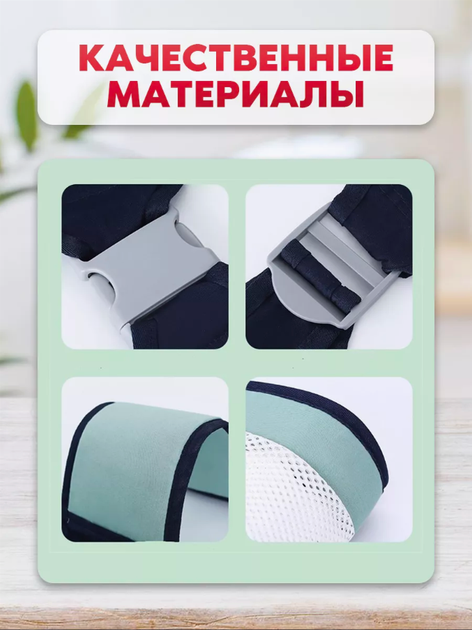 Слінг для новонароджених багатофункціональне перенесення для новонароджених Baby Sling AND 182 ремінь, що дихає, на одне плече - зображення 4