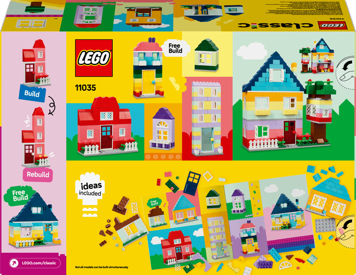 Zestaw klocków Lego Classic Kreatywne domy 850 części (11035) - obraz 2
