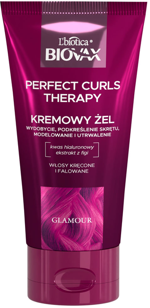 Żel Biovax Glamour Perfect Curls Therapy nawilżający do stylizacji fal i loków 150 ml (5900116097053) - obraz 1