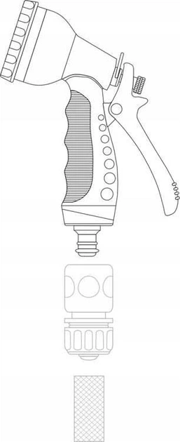 Pistolet zraszający FLO wielofunkcyjny (89195_flo) (5906083891953) - obraz 3