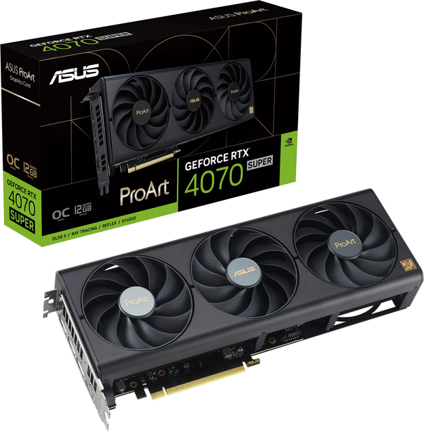 新品 ASUS GeForce RTX 4070 OC 12GB Asus GeForce RTX 4070 Dual EVO OC 12GB - купить видеокарту