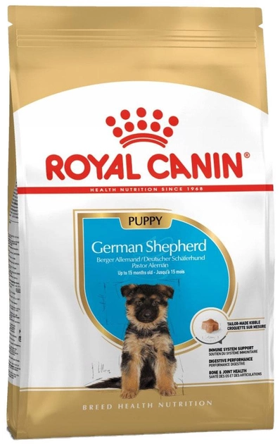Sucha karma Royal Canin German Shepherd Puppy dla szczeniąt rasy owczarek niemiecki 3 kg (3182550724142) - obraz 1