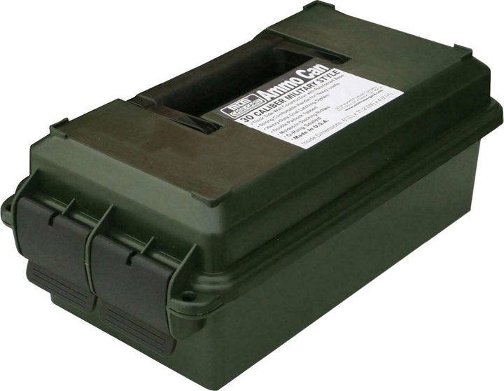 Ящик для патронов MTM AC (18,8х34,3х13 см). Цвет - олива - изображение 1