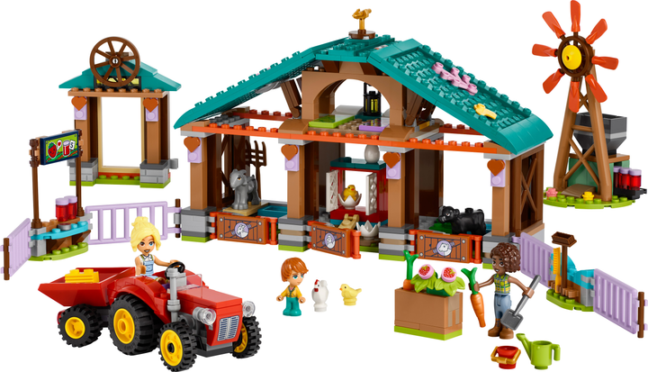 Конструктор LEGO Friends Притулок для сільськогосподарських тварин 489 деталей (42617) - зображення 4