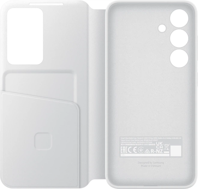 Etui z klapką Samsung Smart View Wallet Case do Samsung Galaxy S24 White (8806095354651) - obraz 4