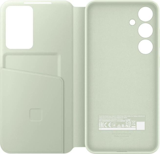 Etui z klapką Samsung Smart View Wallet Case do Samsung Galaxy S24+ Light Green (8806095354637) - obraz 4