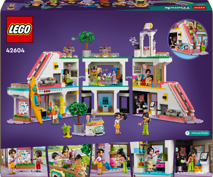 Конструктор LEGO Friends Торговельний центр у Хартлейк-Сіті 1237 деталей (42604) - зображення 2