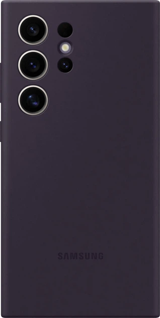 Панель Samsung Silicone Case для Samsung Galaxy S24 Ultra Dark Violet (8806095426792) - зображення 3