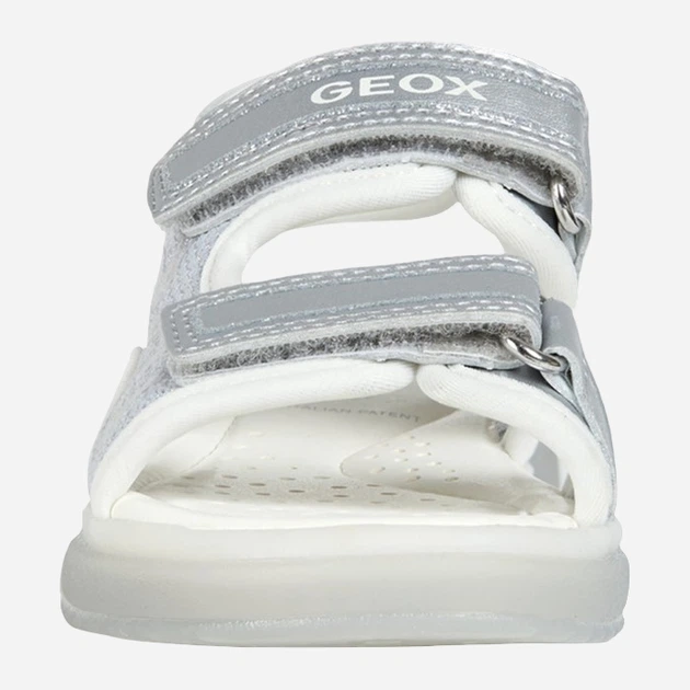 Sandały dziecięce dla dziewczynki Geox J928UB-0ASAJ-C1007 31 Srebrne (8058279875258) - obraz 3