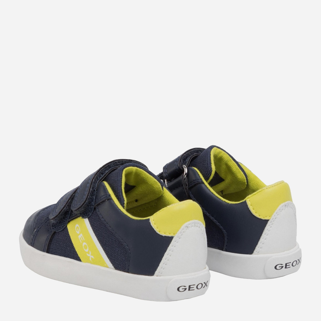 Buty sportowe chłopięce na rzepy Geox B021NB-01054-C0749 25 Niebieskie (8054730356236) - obraz 3