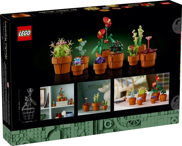 Конструктор LEGO Icons Маленкие растения 758 детали (10329) - Фото 8 Конструктор LEGO Icons Маленкие растения 758 детали (10329) - изображение 8