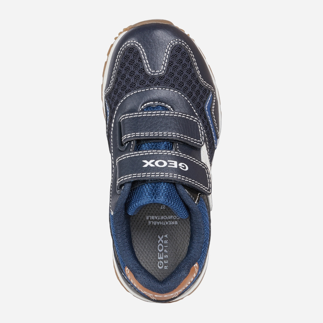 Дитячі кросівки для хлопчика Geox J0415A-014BU-C4002 33 Темно-сині з білим(8054730969023) - зображення 4