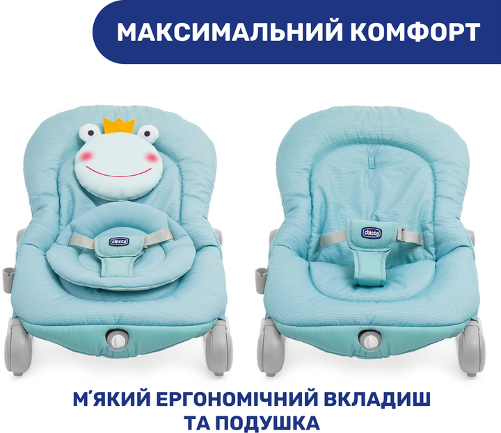 Крісло-гойдалка Chicco Balloon Бірюзове (79652.60) - зображення 4