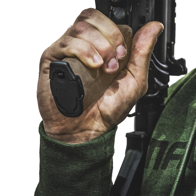 Рукоятка пистолетная Magpul MOE+Grip AR15 M4 прорезиненная, песочная (873750000725) - изображение 5