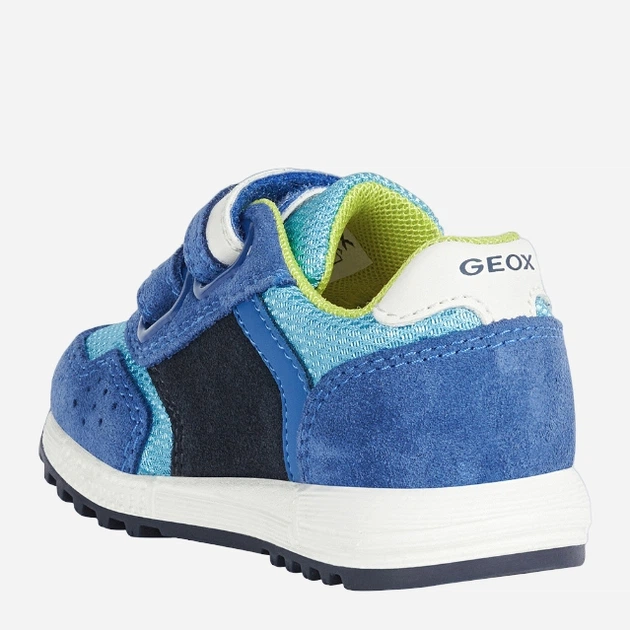 Sneakersy chłopięce na rzepy Geox B043CD-022FU-C4380 23 Niebieskie (8054730994643) - obraz 3