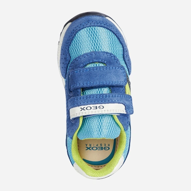 Sneakersy chłopięce na rzepy Geox B043CD-022FU-C4380 23 Niebieskie (8054730994643) - obraz 4