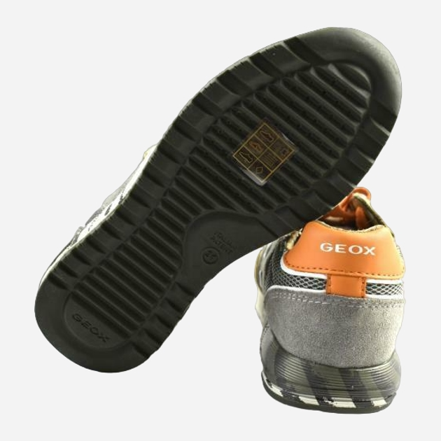 Підліткові шкіряні кросівки для хлопчика Geox J029EB-0NB22-C0623 36 Хакі (8054730464634) - зображення 4