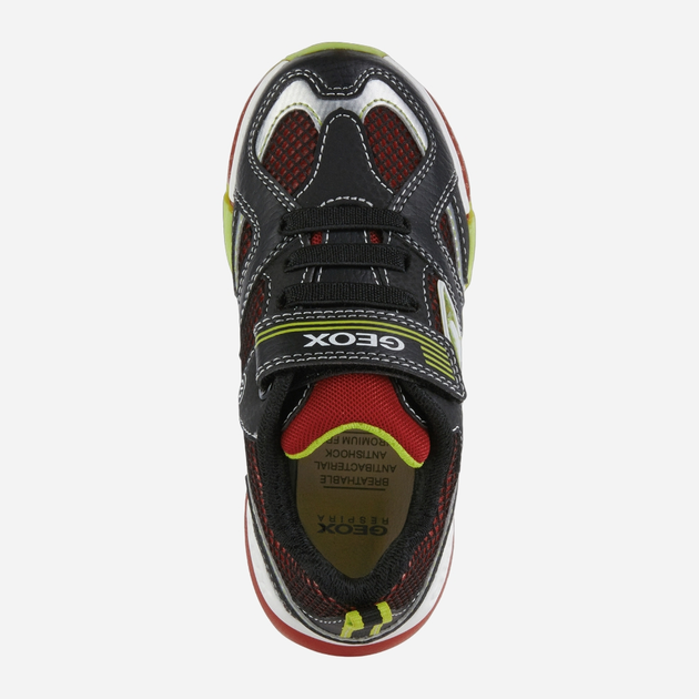 Buty sportowe chłopięce na rzepy Geox J16FEA-0CE14-C0048 25 Wielokolorowe (8050036537133) - obraz 4