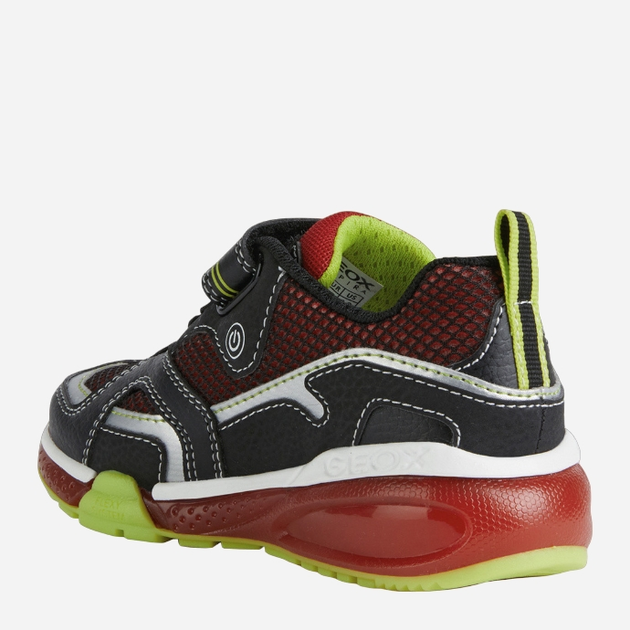 Buty sportowe chłopięce na rzepy Geox J16FEA-0CE14-C0048 32 Wielokolorowe (8050036537201) - obraz 3