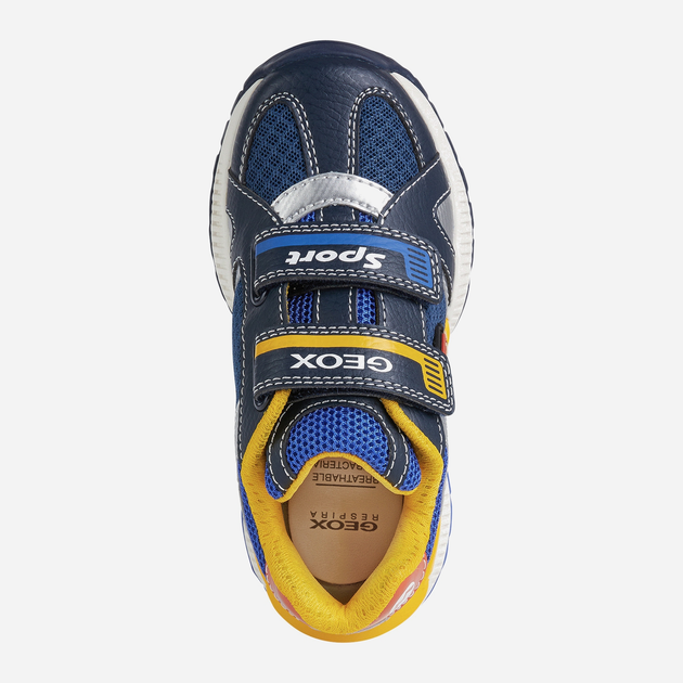 Buty sportowe chłopięce na rzepy Geox J25AXA-014BU-C4226 27 Niebieskie (8050036537928) - obraz 4