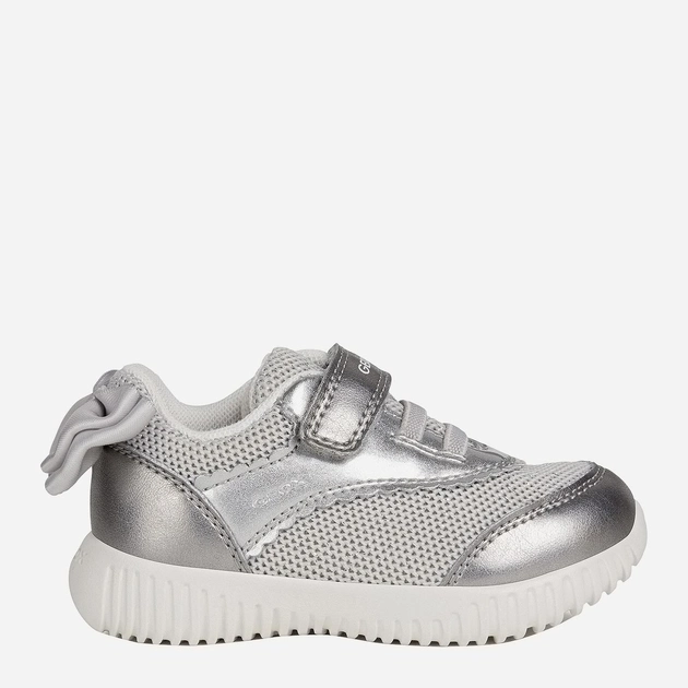 Дитячі кросівки для дівчинки Geox B021XC-0NFEW-C1007 25 Сріблясті (8054730506327) - зображення 1