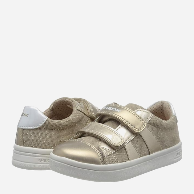 Buty sportowe dziecięce dla dziewczynki na rzepy Geox J024MC-0ASHI-C2012 29 Złote (8054730460896) - obraz 3