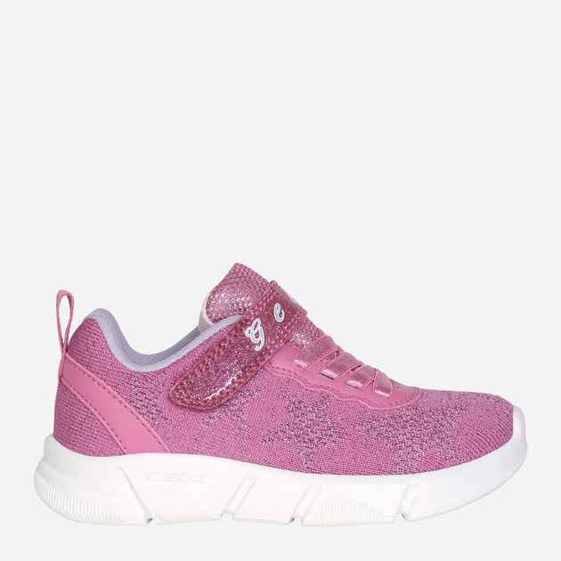 Buty sportowe dziecięce dla dziewczynki na rzepy Geox J15DLC-07QBC-C8257 25 Różowe (8050036119476) - obraz 1