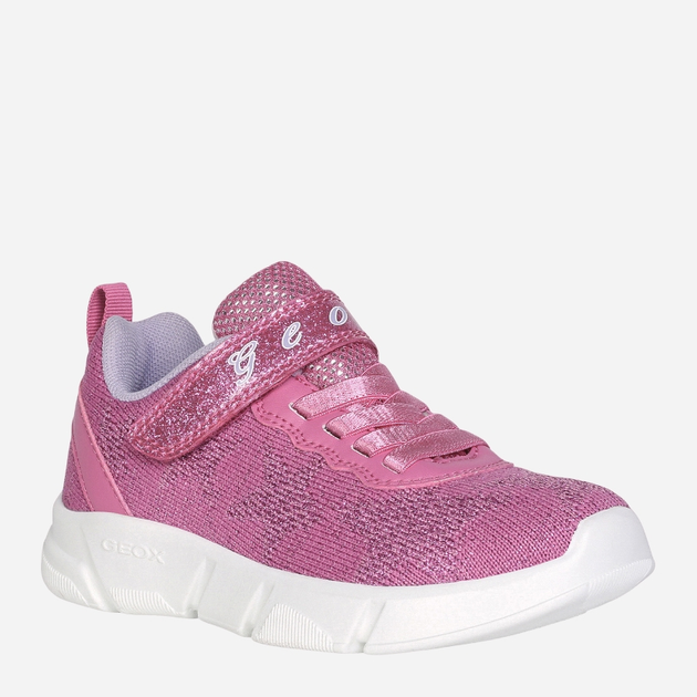 Buty sportowe dziecięce dla dziewczynki na rzepy Geox J15DLC-07QBC-C8257 26 Różowe (8050036119483) - obraz 2
