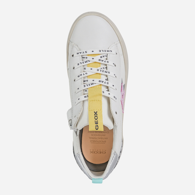 Buty sportowe dziecięce dla dziewczynki Geox J25D5A-08554-C1000 33 Białe (8050036538802) - obraz 4
