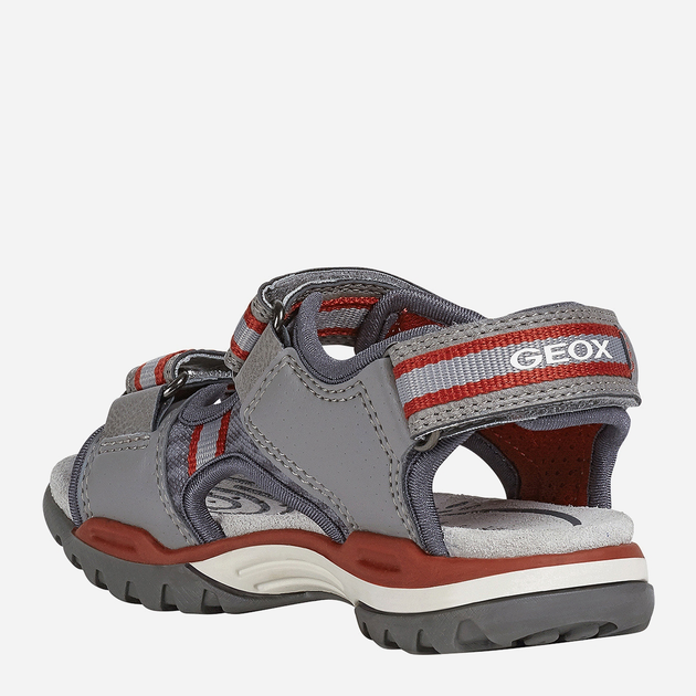 Дитячі сандалії для хлопчика Geox J020RD-014ME-C0051 29 Сірі (8054730455618) - зображення 3