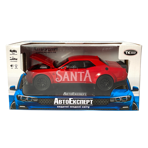 Игрушечная машинка металлическая Dodge Challenger SRT, Додж