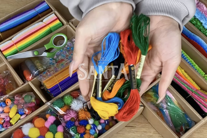 Набір дитячий для рукоділля Майстерня ідей, вироби своїми руками 1100+ елементів, FanGame, 35*10*28см (36627) - зображення 3