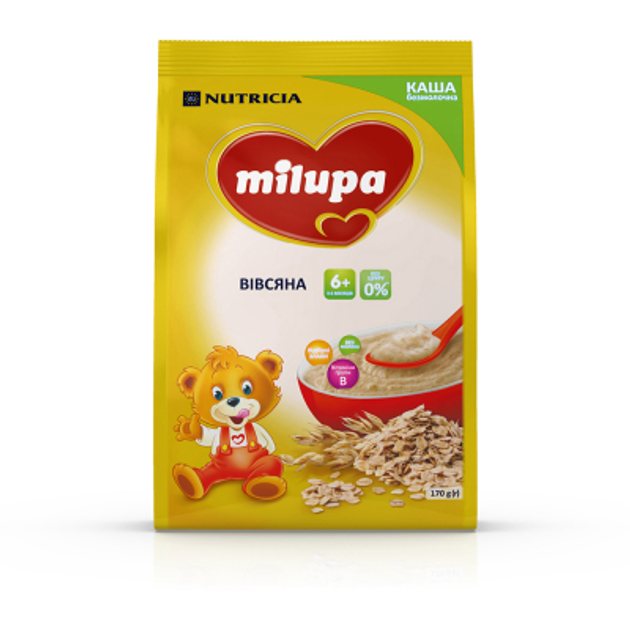 Дитяча каша Milupa безмолочна Вівсяна 170 г (5900852930089) - зображення 3