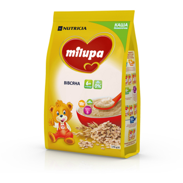 Дитяча каша Milupa безмолочна Вівсяна 170 г (5900852930089) - зображення 7