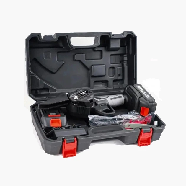 Аккумуляторная пила Chainsaw в чемодане с 2 аккумуляторами 21V Black - изображение 3