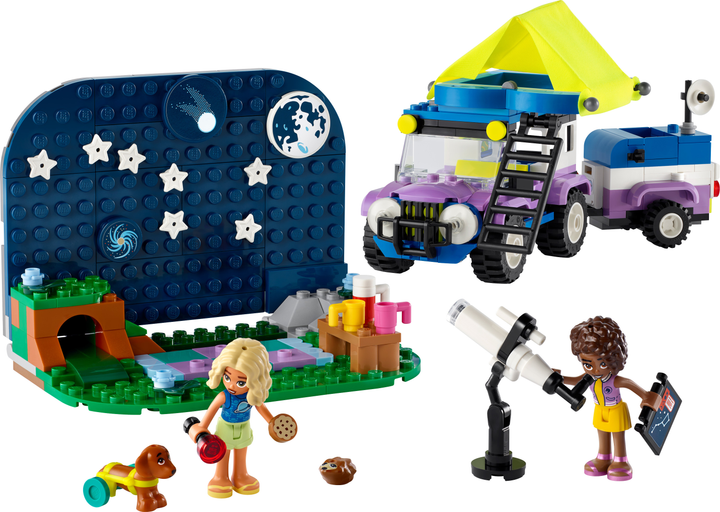 Zestaw klocków LEGO Friends Kamper z mobilnym obserwatorium gwiazd 364 elementy (42603) - obraz 4