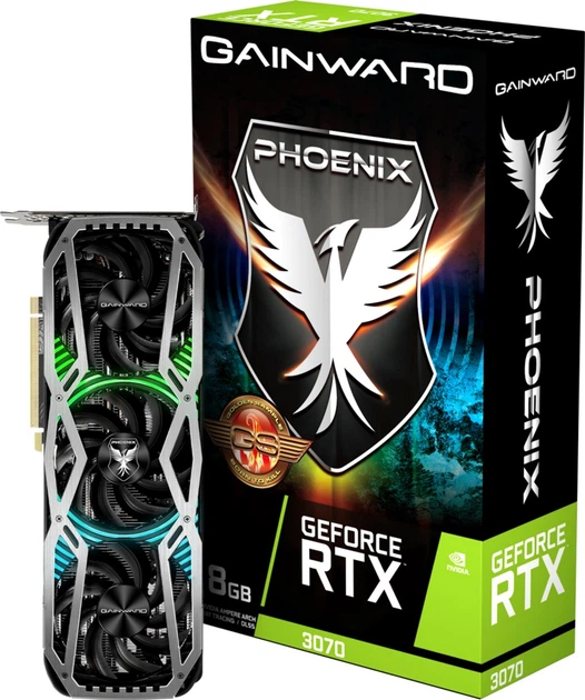 Видеокарта Gainward PCI-Ex GeForce RTX 3070 Phoenix GS 8GB GDDR6 (256bit) (1770/14000) (1 x HDMI, 3 x DisplayPort) (4710562242096) - изображение 7