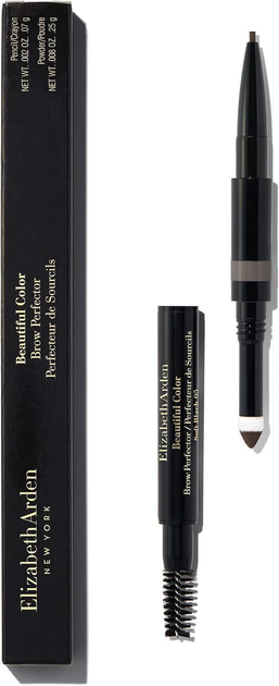 Ołówek do brwi Elizabeth Arden Beautiful Color Eyebrow Perfector 05 Soft Black 2.8 g (85805577476) - obraz 1