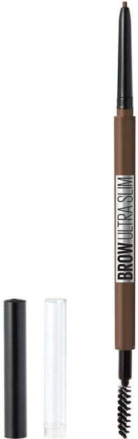 Олівець для брів Maybelline Brow Ultra Slim Defining Eyebrow Pencil 02 Soft Brown 0.9 г (3600531579500) - зображення 1