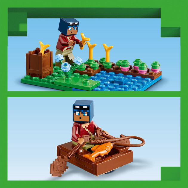 Конструктор LEGO Minecraft Будинок у формі жаби 400 деталей (21256) - зображення 5