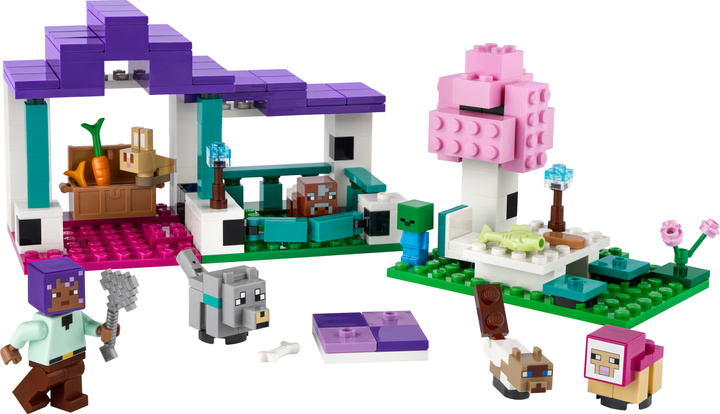 Конструктор LEGO Minecraft Притулок для тварин 206 деталей (21253) - зображення 4