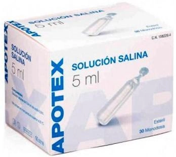 Физиологическая солевая жидкость Apotex Physiological Saline Solution 30 шт (8470001582294) - изображение 1