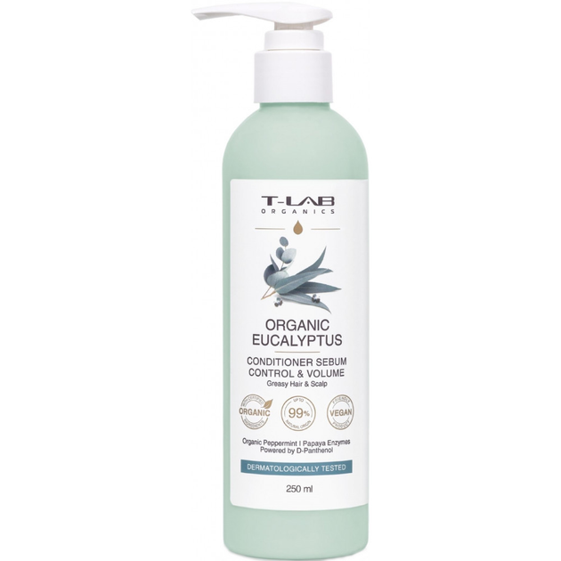 Кондиционер для жирных волос T-LAB Organic Eucalyptus Sebum Control ...