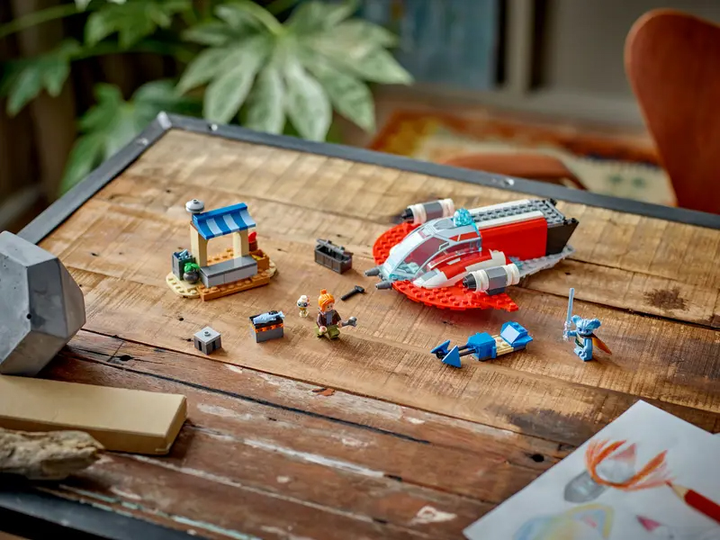 Конструктор LEGO Star Wars Багряний вогняний яструб 136 деталей (75384) - зображення 9