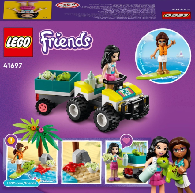 Конструктор LEGO Friends Автомобіль захисту черепах 90 деталей (41697) - зображення 10