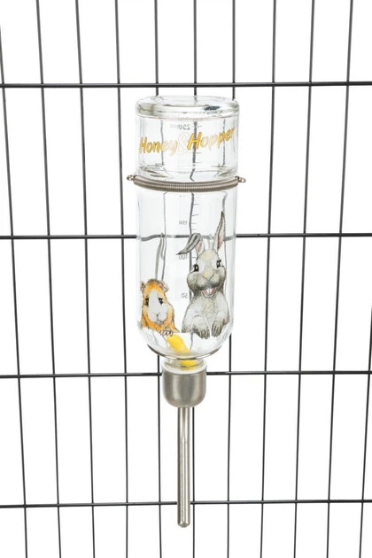 Поилка для грызунов Trixie Honey & Hopper 250 мл Стекло (TX-60446) - Фото 2 Поилка для грызунов Trixie Honey & Hopper 250 мл Стекло (TX-60446) - изображение 2