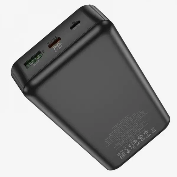 Power Bank Hoco J102A 20000mAh PD20W+QC3.0 чорний - изображение 2